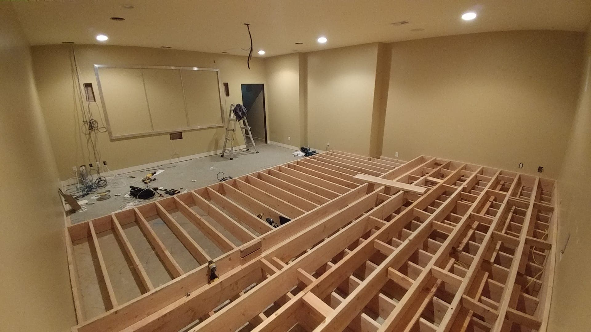 Home theater installation 9